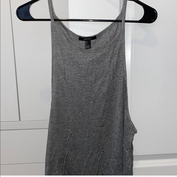 Grey Forever 21 Tank Top - Picture 2 of 3